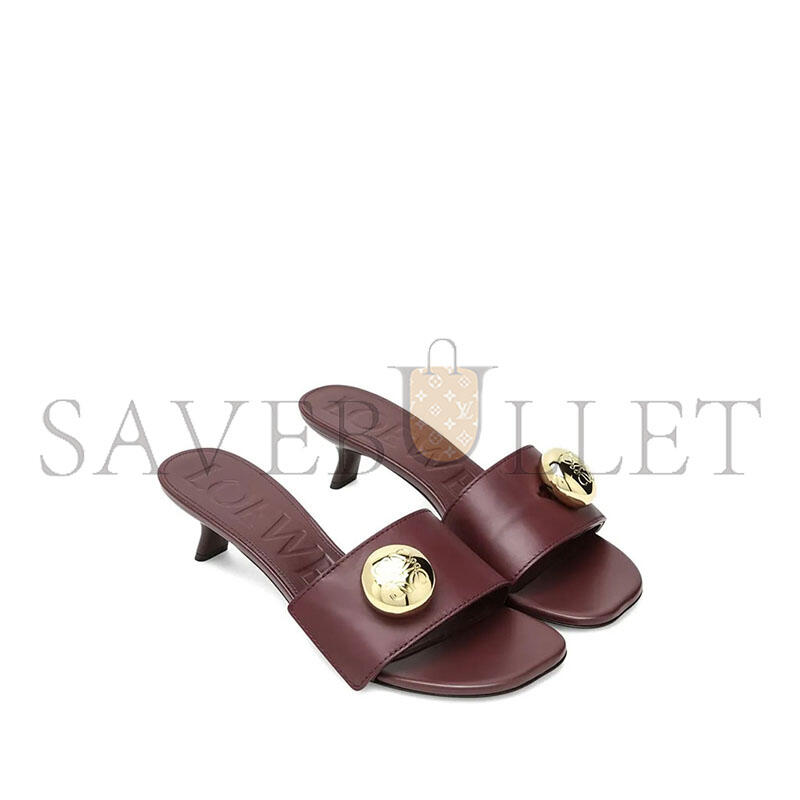 LOEWE PEBBLE SLIDE IN SOFT CALFSKIN L815465XAZ